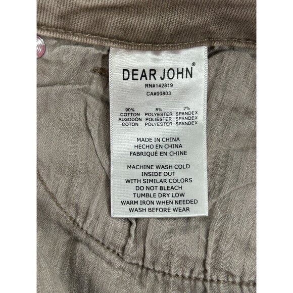 Dear John Women's Blair Straight Leg Jeans in Cashmere - Sz 28" - Picture 8 of 9